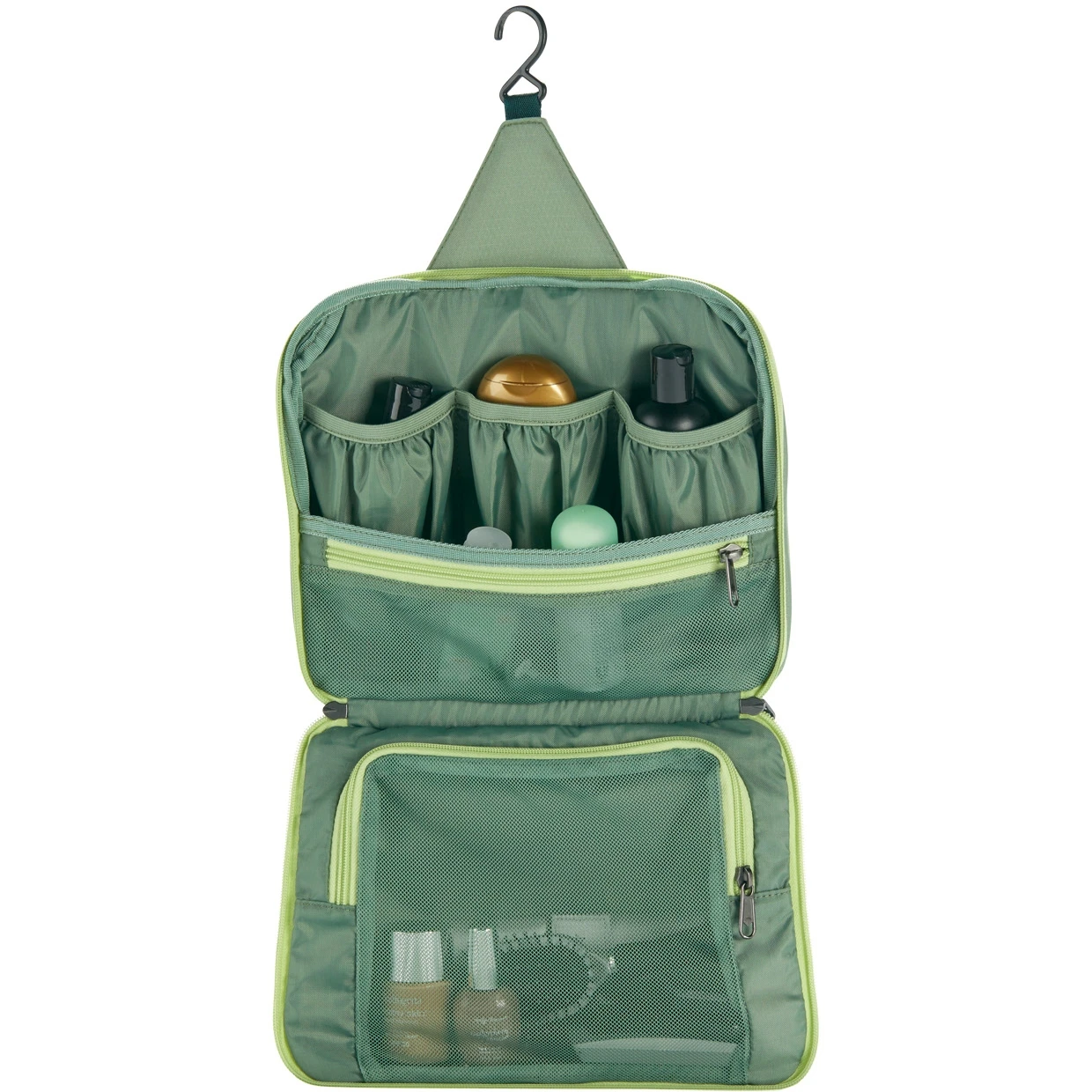 Eagle Creek Pack-It Reveal Hanging Toiletry Kit - Mossy Green 5 Eagle Creek Pack-It Reveal Hanging Toiletry Kit - Mossy Green - Image 3