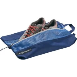 Eagle Creek Pack-It Reveal Shoe Sac - Aizome Blue Grey -Eagle Creek eagle creek pack it reveal shoe sac az blue grey 4 1213915