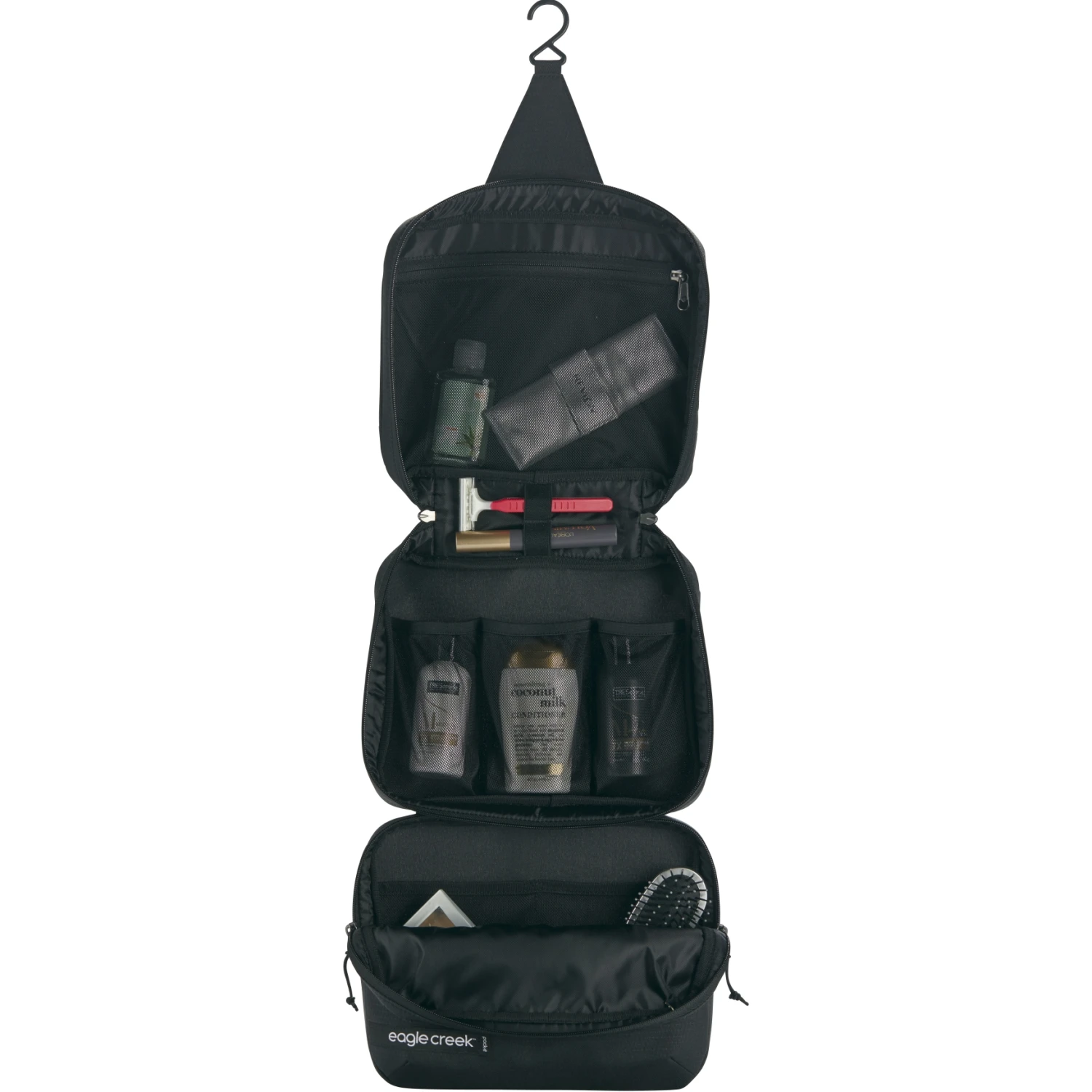 Eagle Creek Pack-It Reveal Trifold Toiletry Kit - Mossy Green 7 Eagle Creek Pack-It Reveal Trifold Toiletry Kit - Mossy Green - Image 5