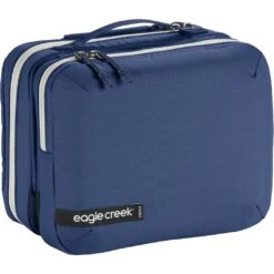 Eagle Creek Pack-It Reveal Trifold Toiletry Kit - Aizome Blue Grey -Eagle Creek eagle creek pack it reveal trifold toiletry kit az blue grey 4 1214054