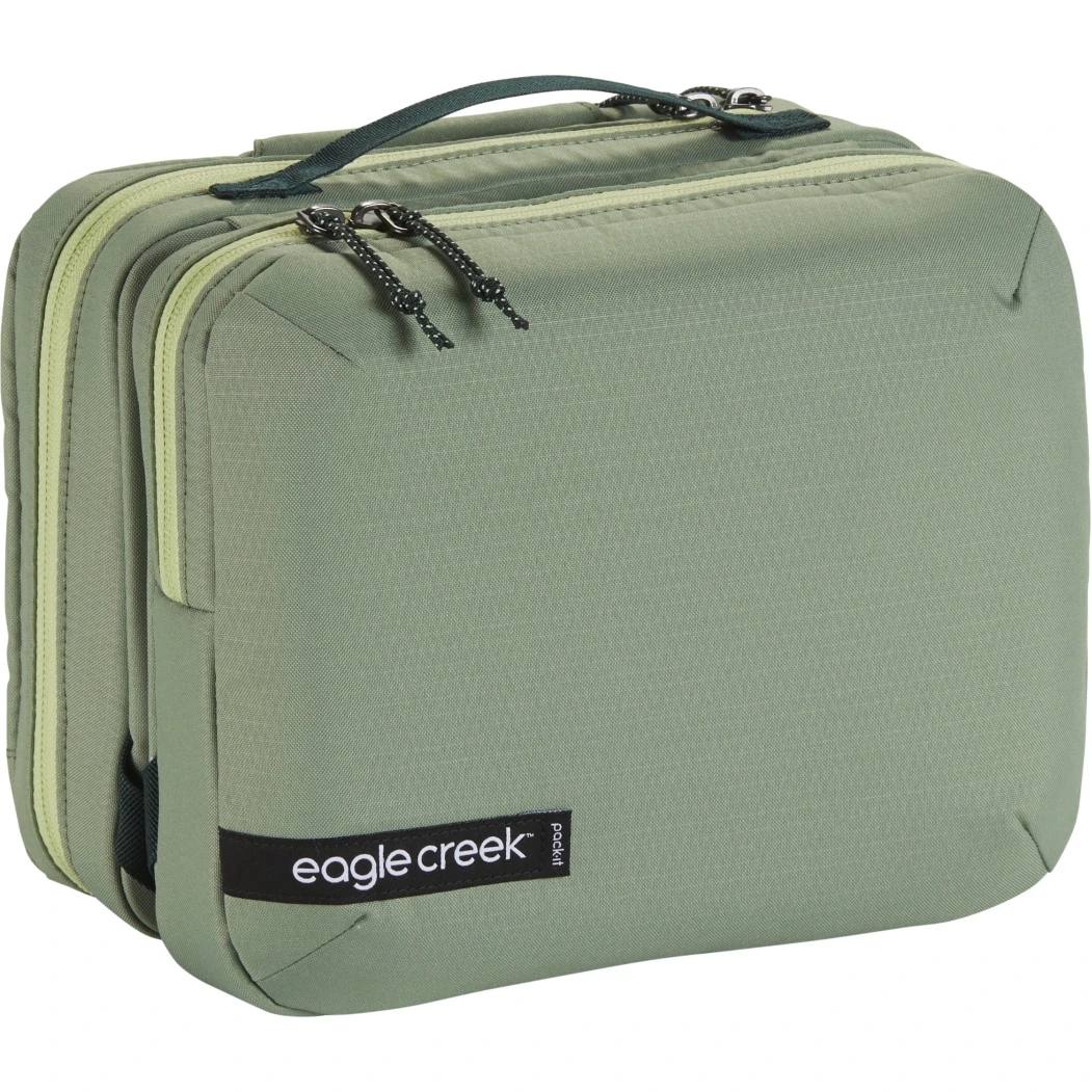 Eagle Creek Pack-It Reveal Trifold Toiletry Kit - Mossy Green 4 Eagle Creek Pack-It Reveal Trifold Toiletry Kit - Mossy Green - Image 2