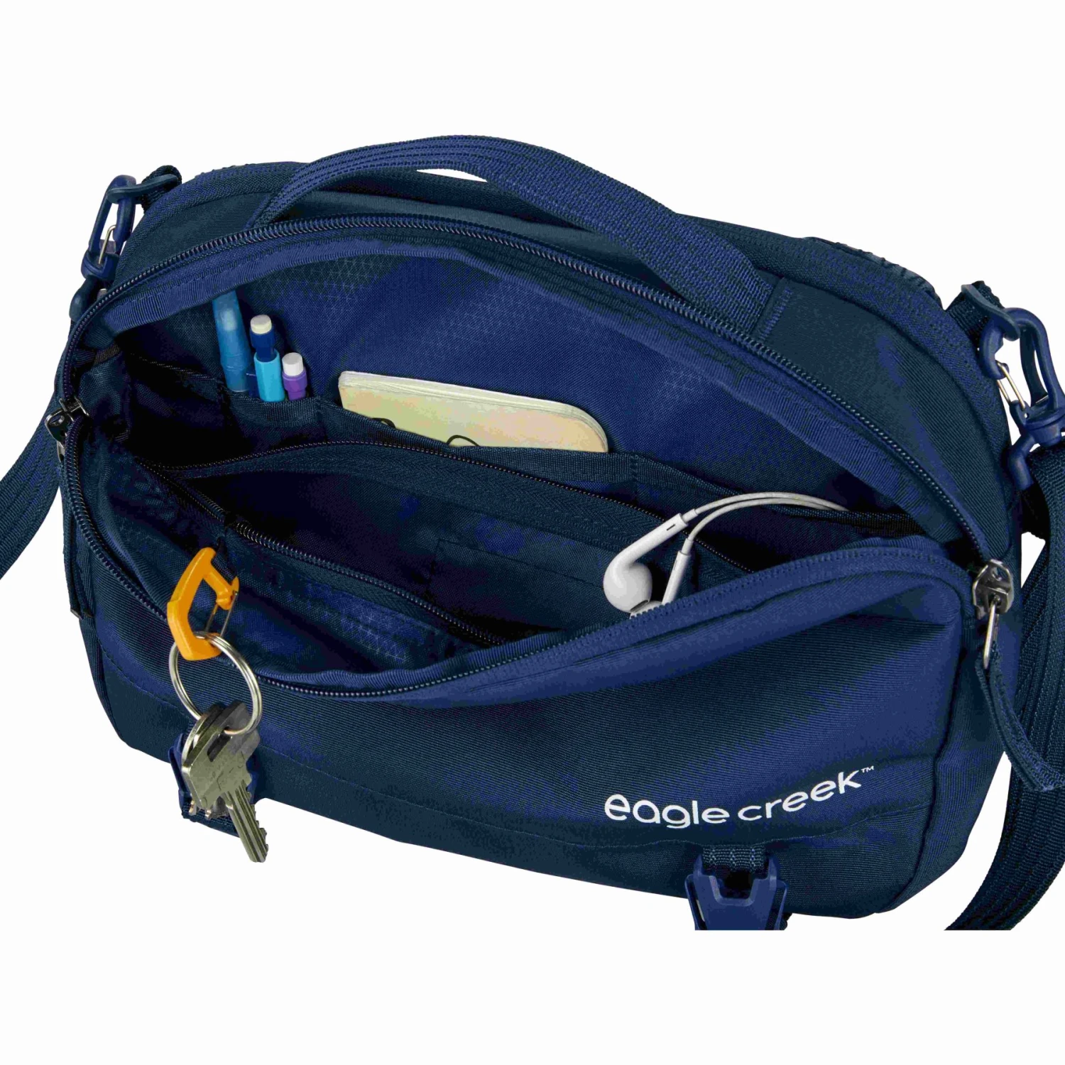 Eagle Creek Explore Mini Messenger Bag - Kauai Blue 10 Eagle Creek Explore Mini Messenger Bag - Kauai Blue - Image 8